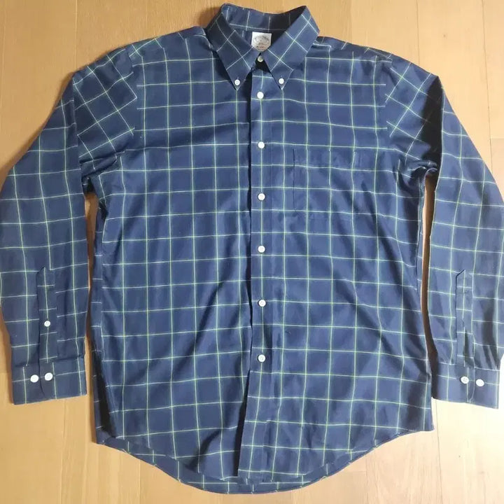 [SOLD OUT] 레어품목)브룩스브라더스 블랙와치 타탄 리젠트핏셔츠(L)