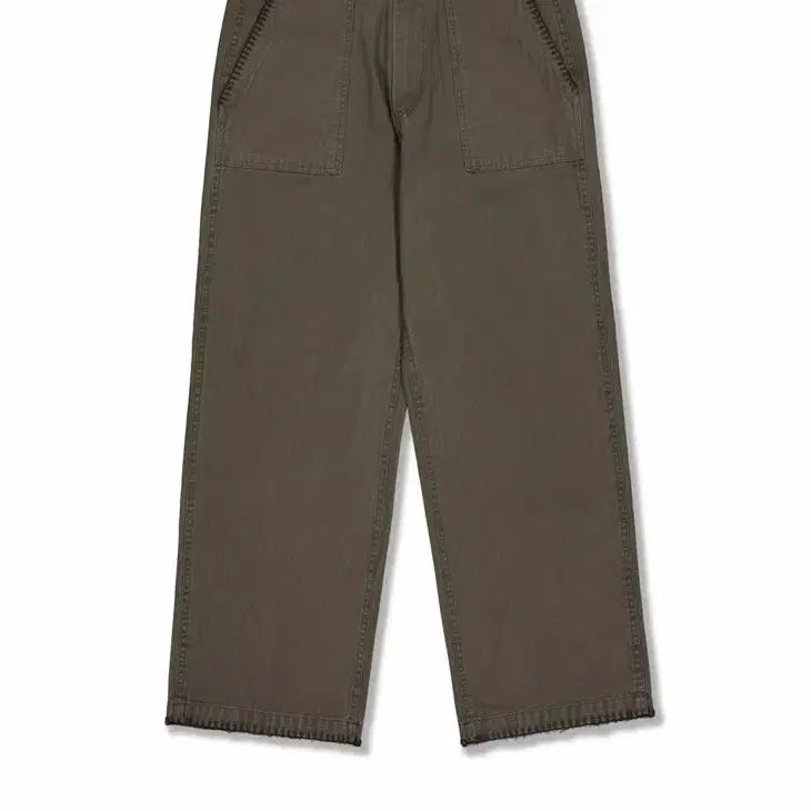 [BUNJANG] Peren Stitching Fatigue Pants Mud / [2] 퍼렌 스티칭 퍼티그 팬츠 머드
