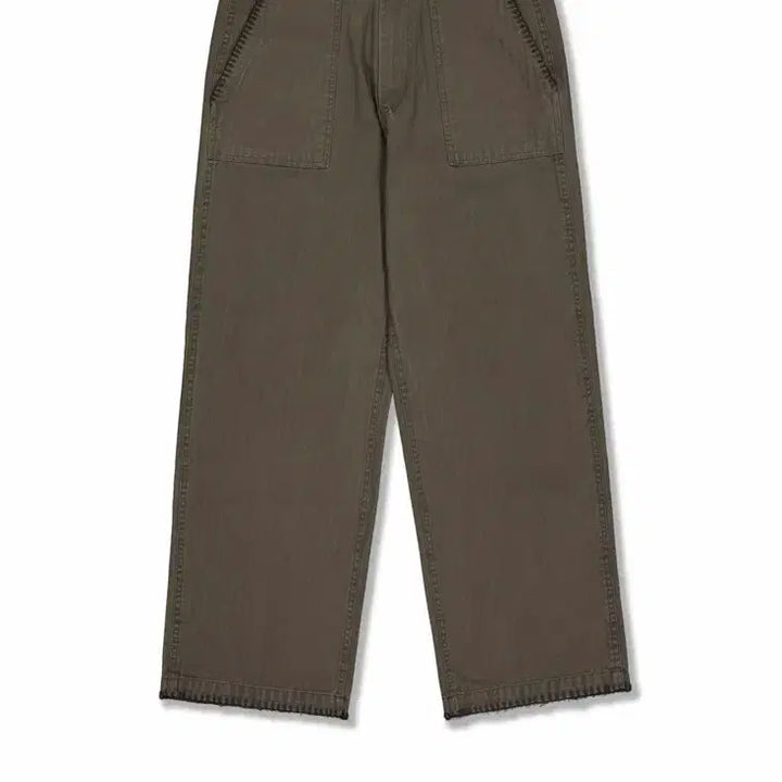 [BUNJANG] Peren Stitching Fatigue Pants Mud / [2] 퍼렌 스티칭 퍼티그 팬츠 머드