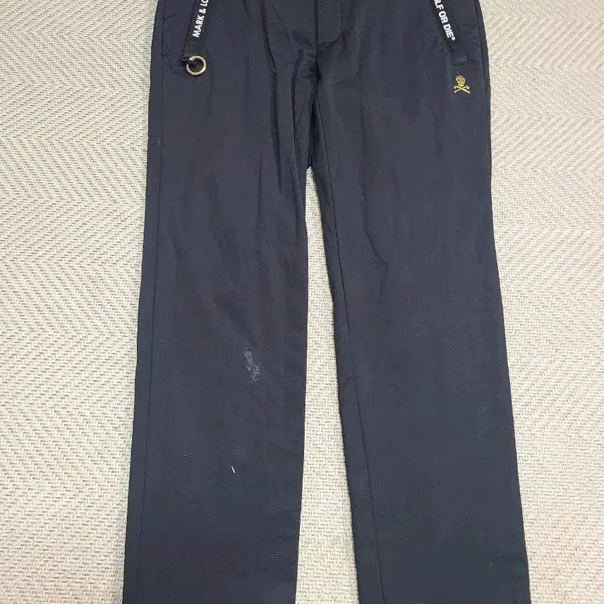[BUNJANG] Mark &amp;ロナ Black Golf Pants / 28)마크앤로나 블랙 골프 추동 팬츠