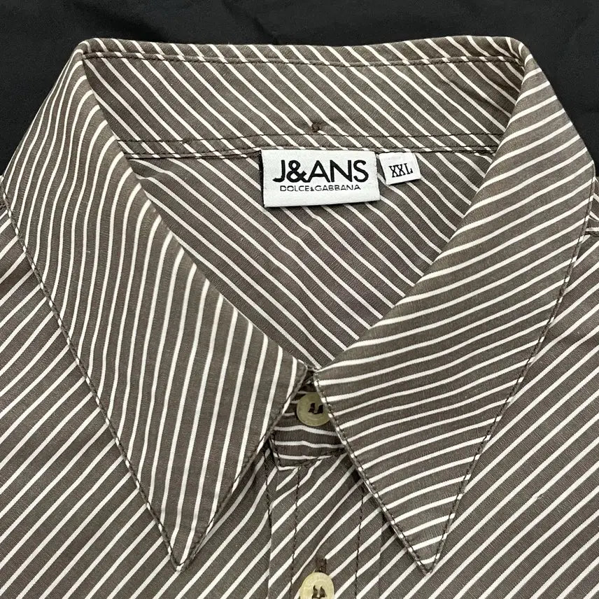 [SOLD OUT] 돌체앤가바나 브라운스트라이프 셔츠