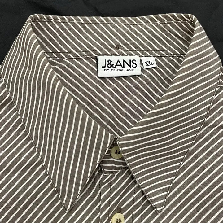 [SOLD OUT] 돌체앤가바나 브라운스트라이프 셔츠