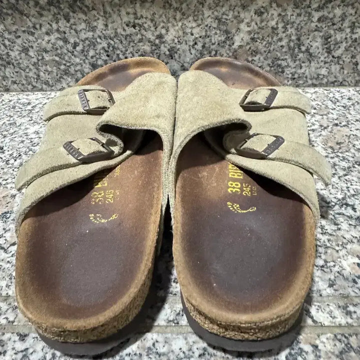 [BUNJANG] Birkenstock Zurich Taupe Sandals / 버켄스탁 취리히 38 사이즈 245 타우페