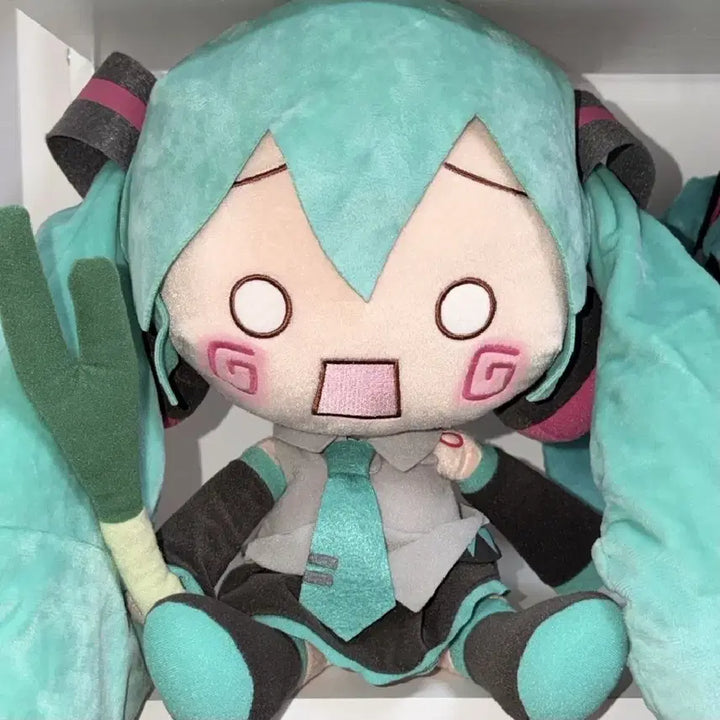[BUNJANG] Hatsune Miku Fuwapuchi Jumbo Mega Plush Doll / 하츠네 미쿠 후와푸치 점보 메가 봉제 인형 누이 인형