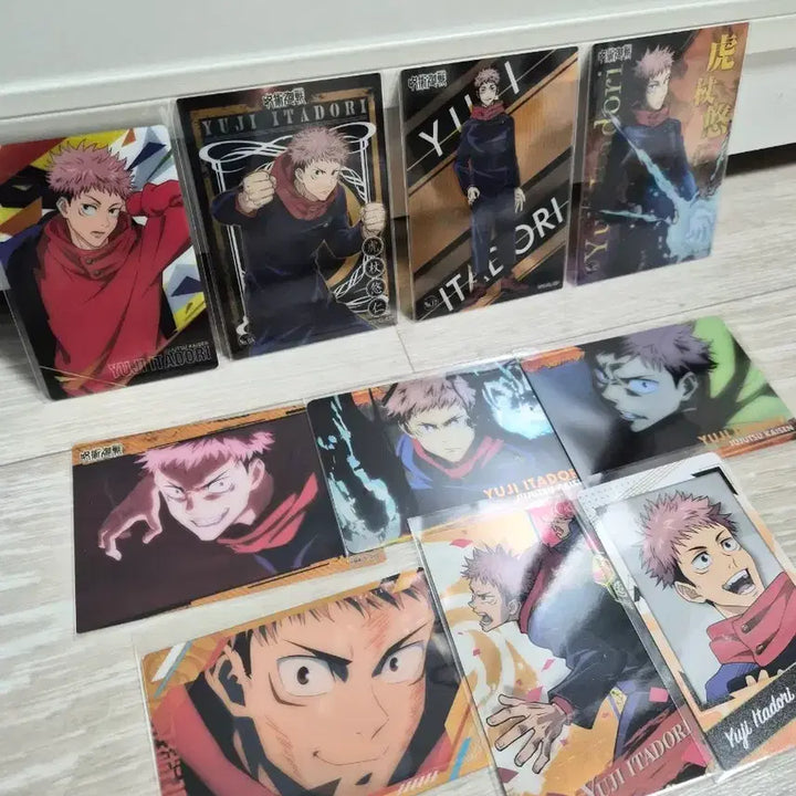 [BUNJANG] Jujutsu Kaisen Yuji Itadori Card Bundle Set / 주술회전 이타도리 유지 카드 10장 일괄 판매
