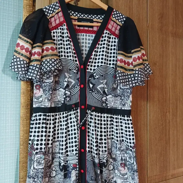 [BUNJANG] DOUCAN Chiffon Frill Dress / DOUCAN))쉬폰 프릴 원피스