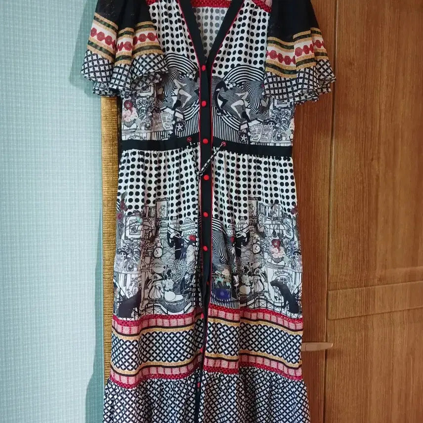 [BUNJANG] DOUCAN Chiffon Frill Dress / DOUCAN))쉬폰 프릴 원피스