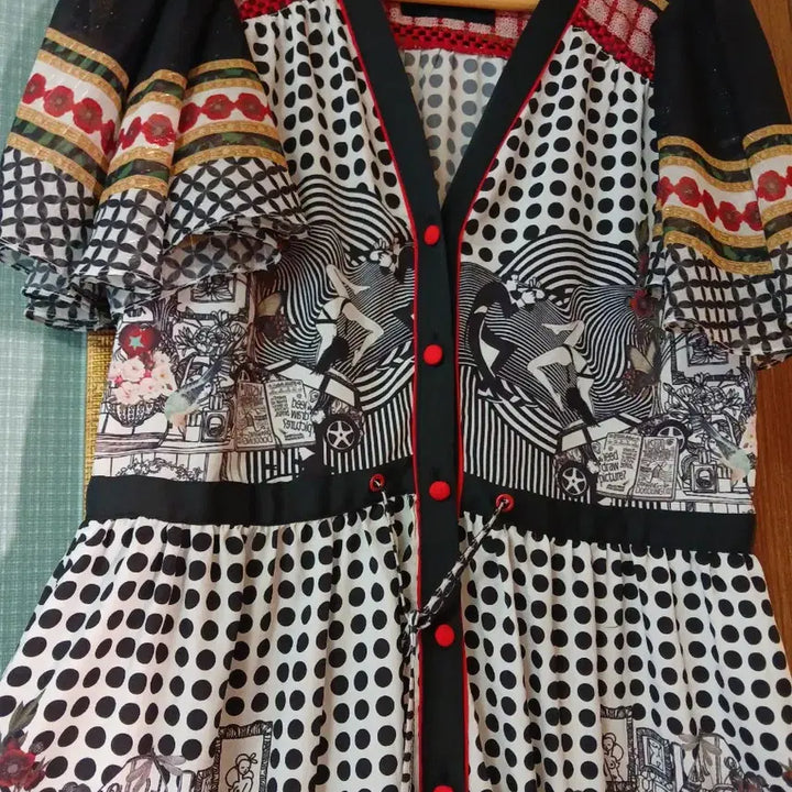 [BUNJANG] DOUCAN Chiffon Frill Dress / DOUCAN))쉬폰 프릴 원피스
