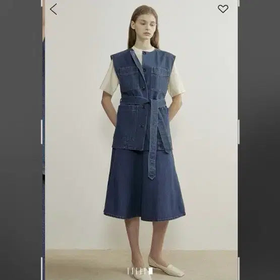 [SOLD OUT] 더캐시미어 데님 베스트