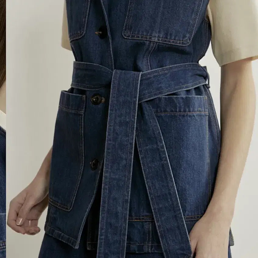 [SOLD OUT] 더캐시미어 데님 베스트