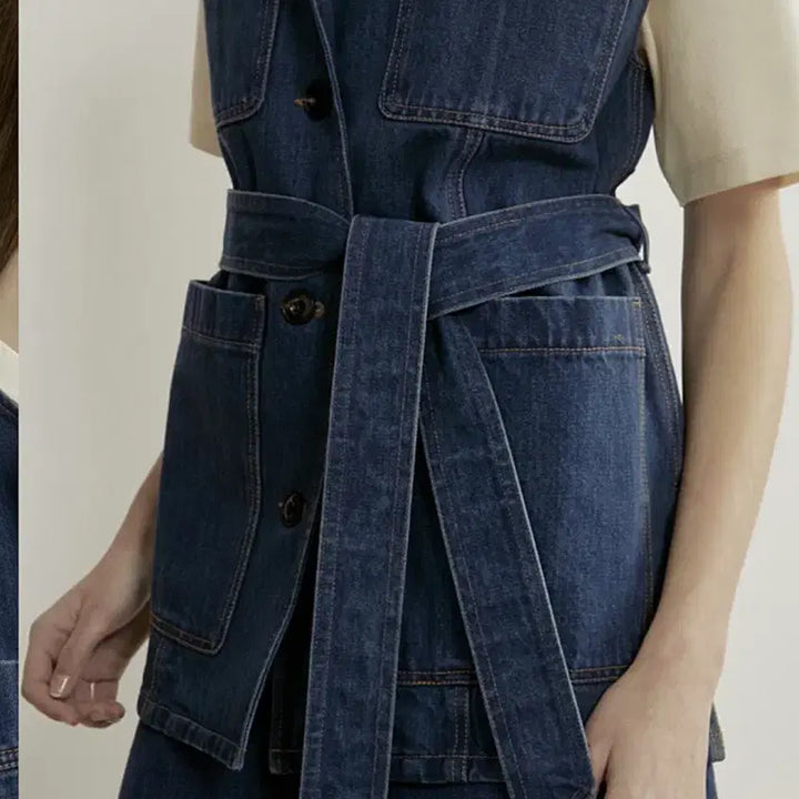 [SOLD OUT] 더캐시미어 데님 베스트