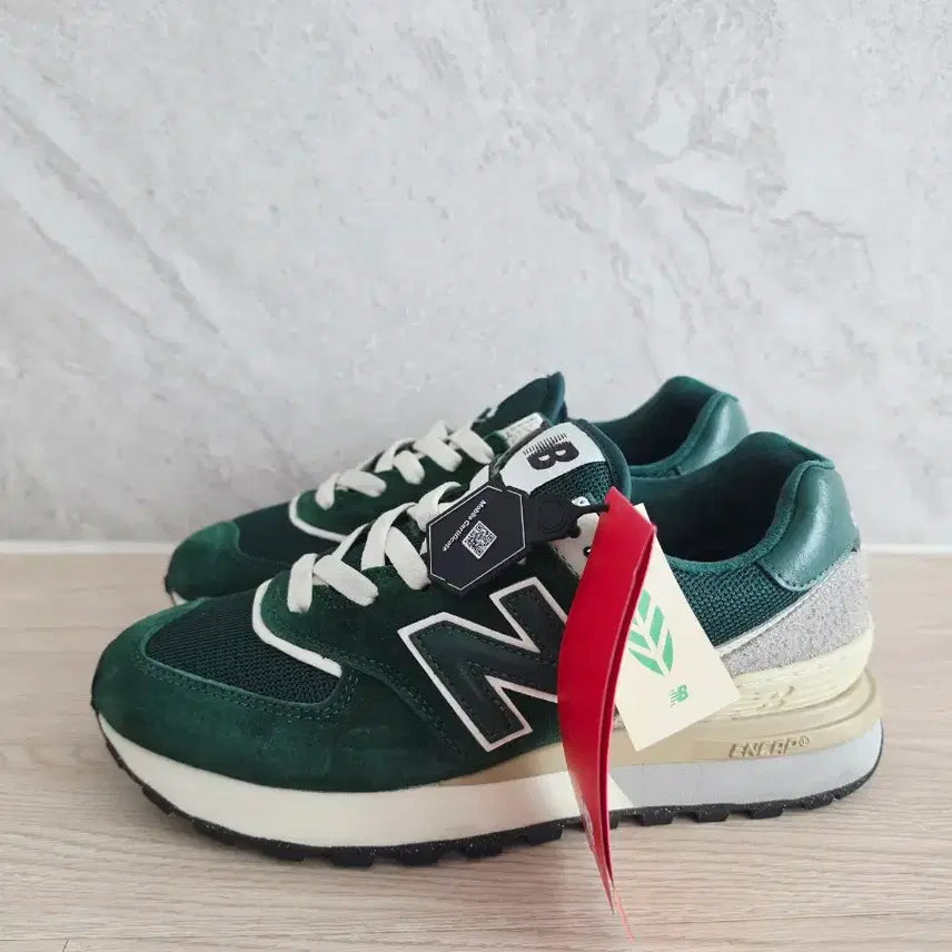 [BUNJANG] New Balance 574 Legacy Green Sneakers / [KREAM정품] 뉴발란스 574레거시 그린컬러 박스풀셋