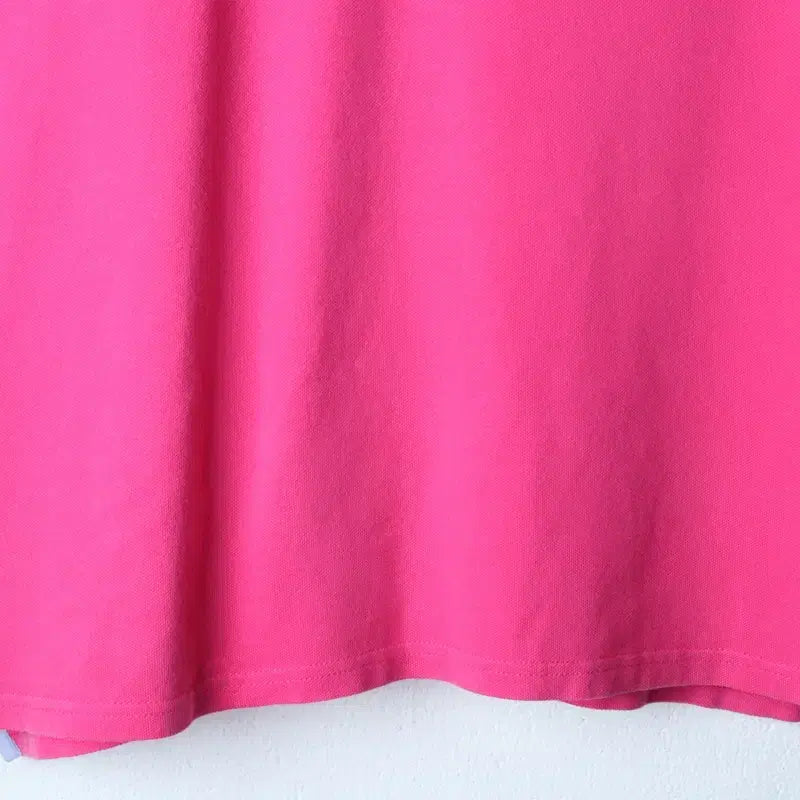 [BUNJANG] Tommy Hilfiger Small Logo Pink Polo Shirt / W(XL) 타미힐피거 반팔 카라 티셔츠 스몰로고 핑크 올드스쿨-1802B