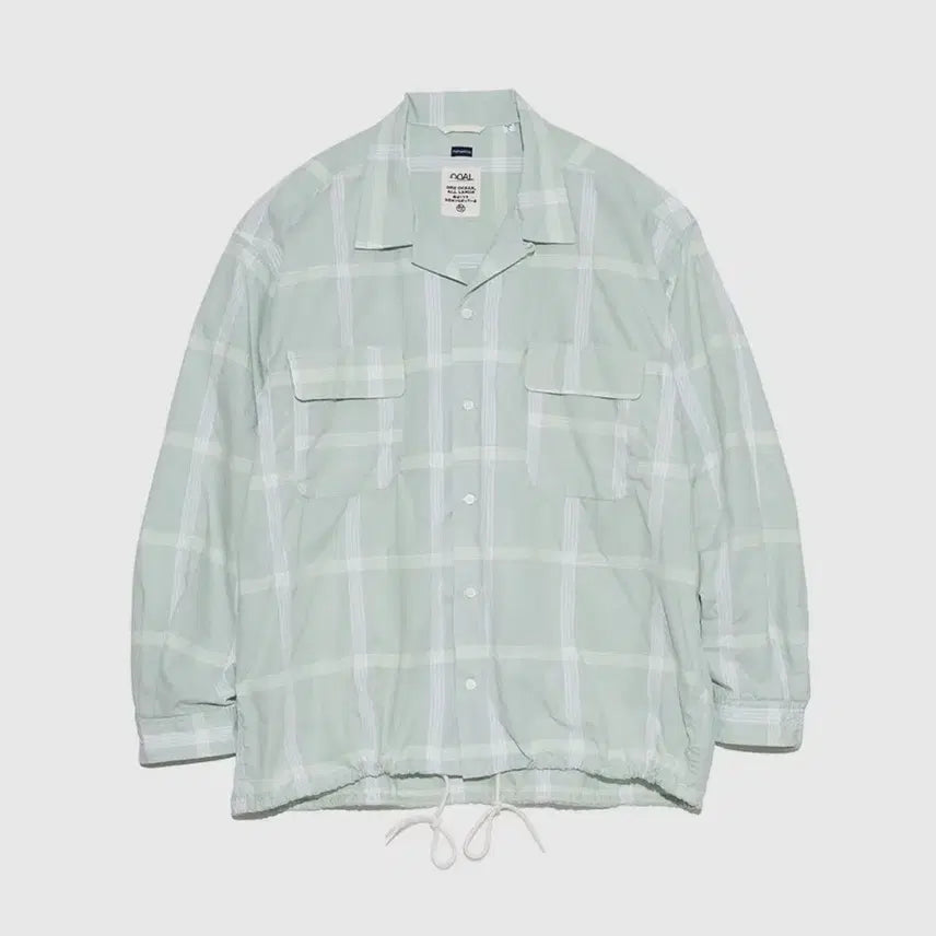 [BUNJANG] Nanamica Palaka Check Shirt Coral Green / [L][105] 나나미카 팔라카 체크 셔츠 코랄 그린