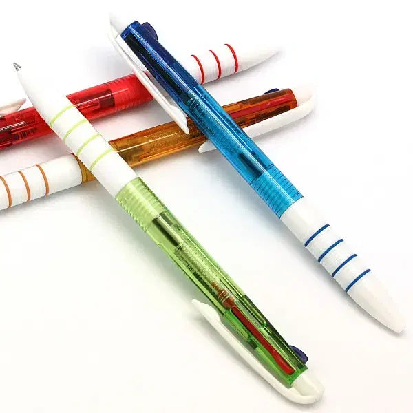 [BUNJANG] 3-Color Ballpoint Pen Set (Black, Blue, Red) - 20 Pens / [새상품 20개] 반투명 3색 볼펜