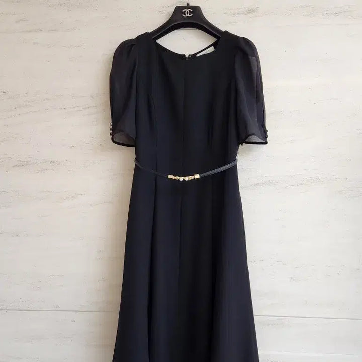 [SOLD OUT] JJ지고트 시스루 슬리브리스 원피스 55사이즈