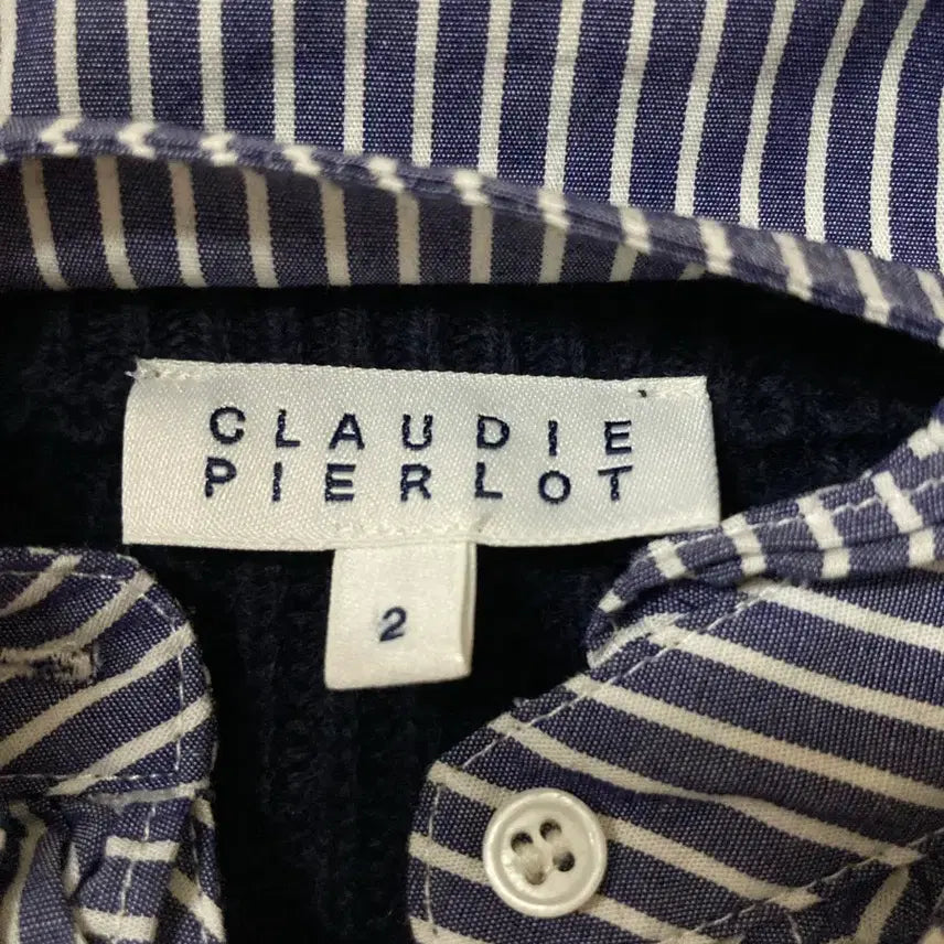 [BUNJANG] Claudie Pierlot Layered Knit Sweater / (2) 끌로디 피에로 레이어드 니트