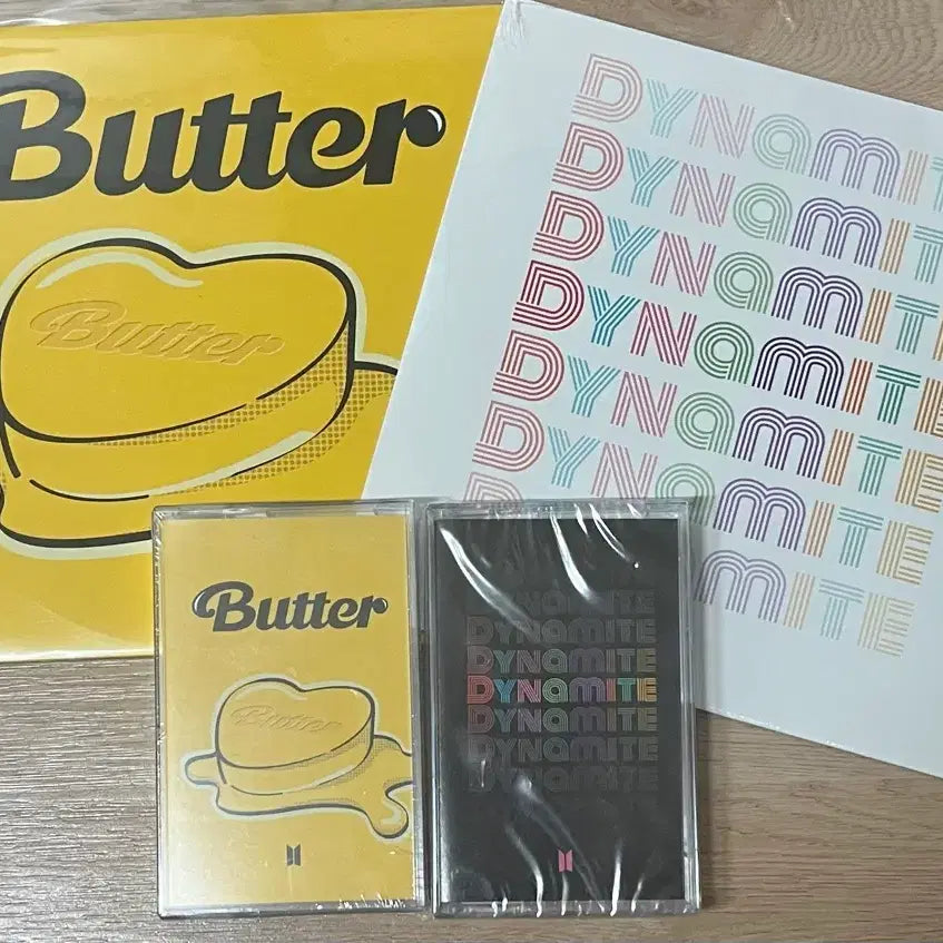 [BUNJANG] BTS Dynamite Butter Cassette Tape Vinyl (Sealed) / bts방탄소년단 다이나마이트 버터 카세트테이프 바이닐 미개봉