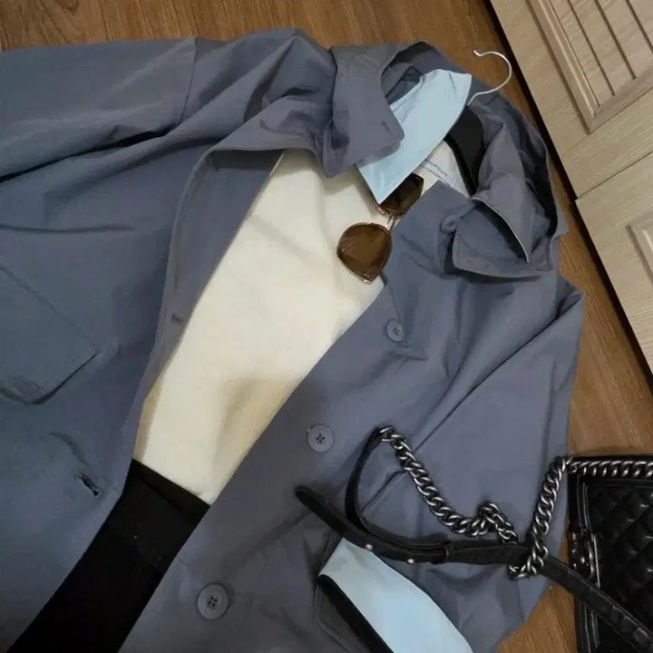 [BUNJANG] Seiera Hooded Trench Coat / Seiera 후드 트렌치(새제품)