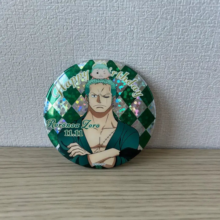 [BUNJANG] One Piece Roronoa Zoro Birthday Badge / 원피스 롤로노아 조로 생일 뱃지