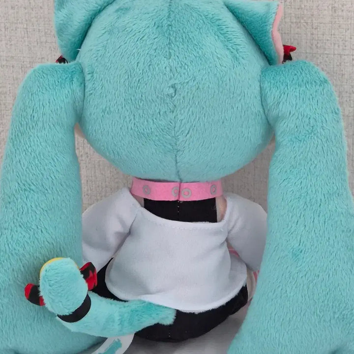 [BUNJANG] Taito Vocaloid Hatsune Miku Nekomimi Plush Doll / TAITO 타이토 보컬로이드 하츠네 미쿠 네코미미 데스크탑 누이 인형