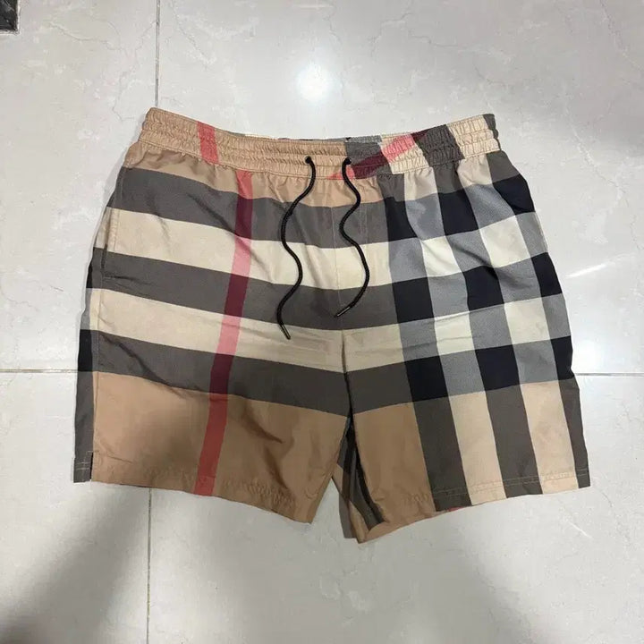 [BUNJANG] Burberry Check Swim Shorts / [당일출고,L사이즈] 버버리 체크 스윔팬츠 반바지