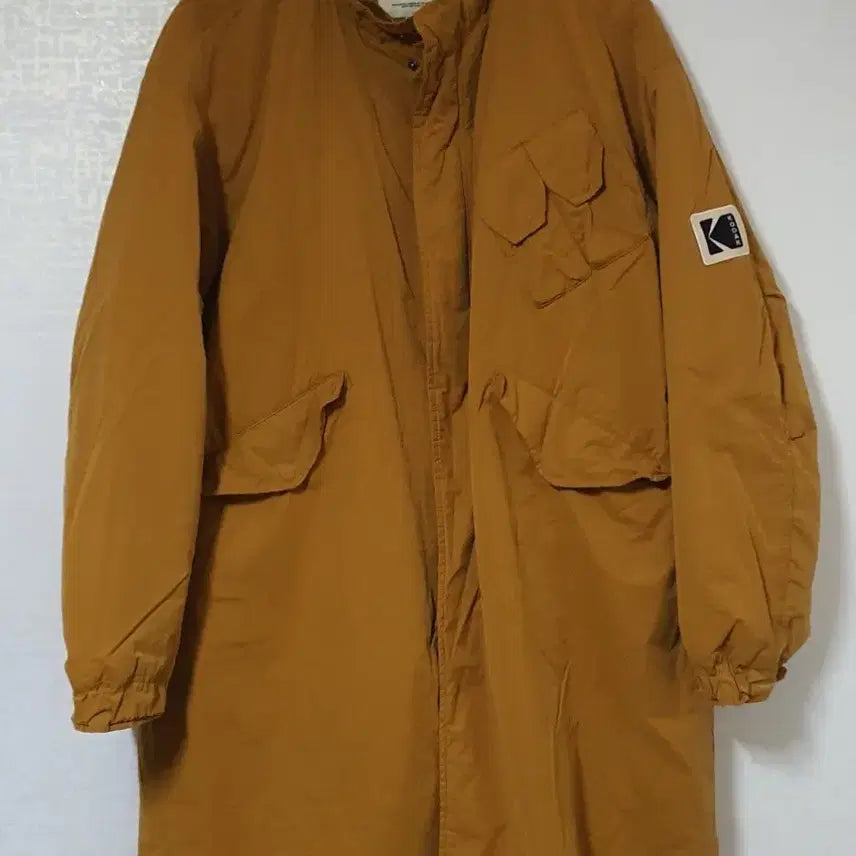 [BUNJANG] KODAK Long Field Jacket Mustard / 코닥 KODAK 롱 야상 점퍼 100 105 진겨자색 머스타드