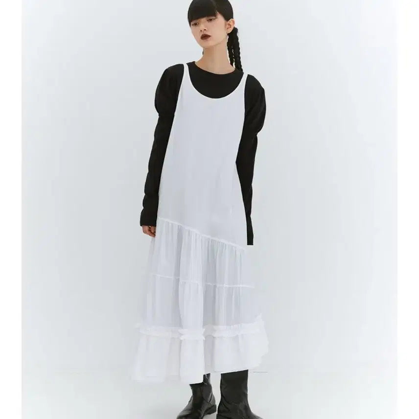 [BUNJANG] Bermula Frill Maxi Dress / 버뮬라 프릴 맥시 드레스 판매해요