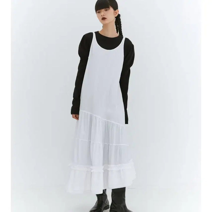 [BUNJANG] Bermula Frill Maxi Dress / 버뮬라 프릴 맥시 드레스 판매해요