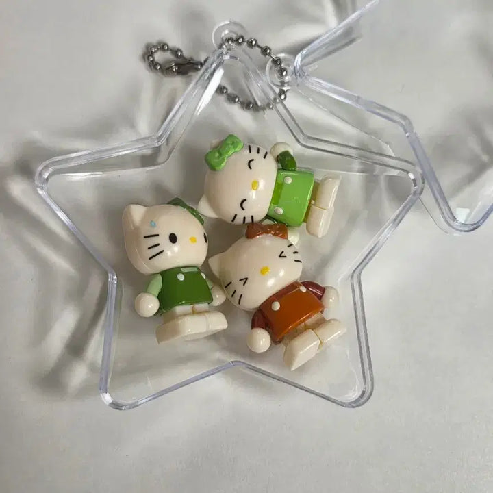 [BUNJANG] Classic Hello Kitty Lego Figure 3-Piece Set / 고전키티 레고 피규어 3종 세트판매