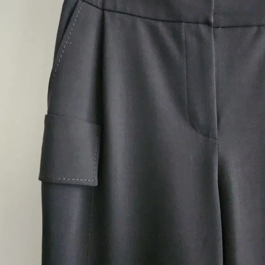 [BUNJANG] Time Flap Pocket Baggy Pants Black / 타임 플랩 포켓 배기 팬츠 블랙