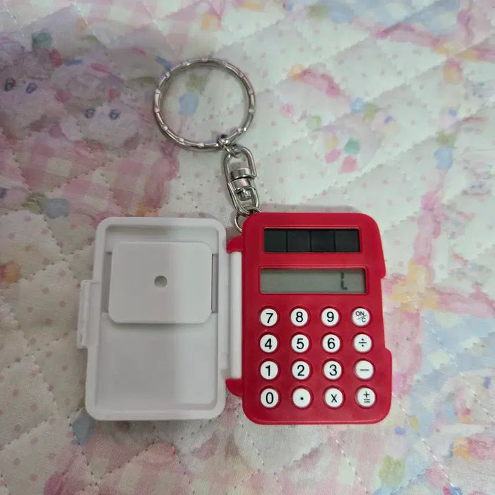 [BUNJANG] Vintage Red Calculator Keychain / 고전빨마계산기키링 (마지막)
