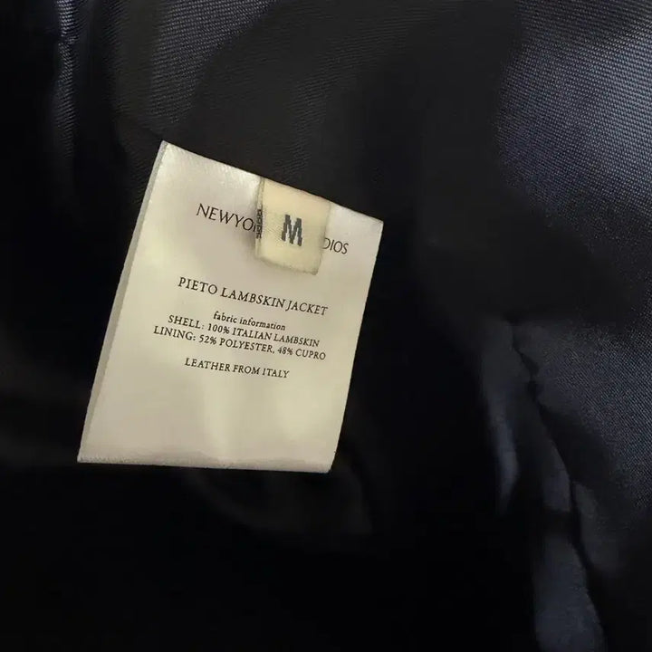 [BUNJANG] New York Nine Pieto Leather Jacket - Men&