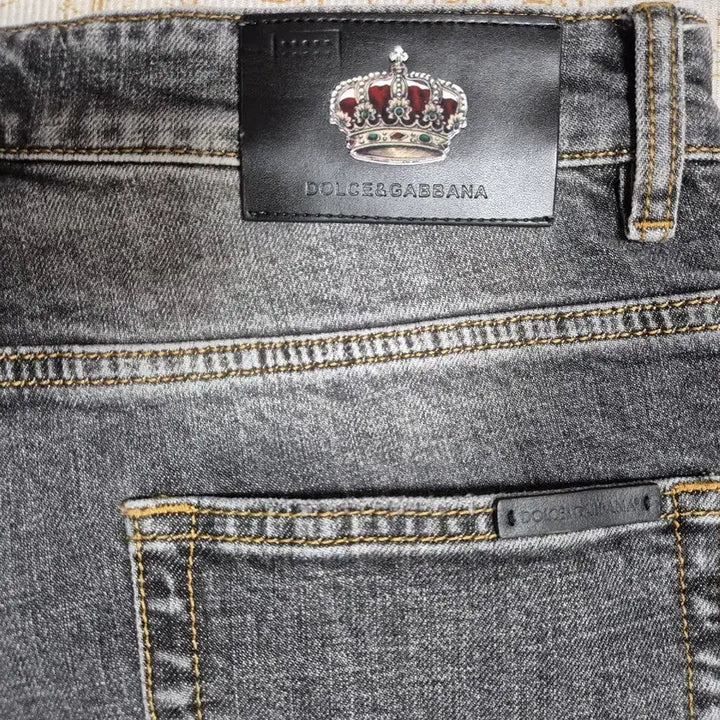 [BUNJANG] Dolce &amp; Gabbana Washed Black Denim Jeans / 돌체앤가바나 블랙 워싱 데님 청바지/34