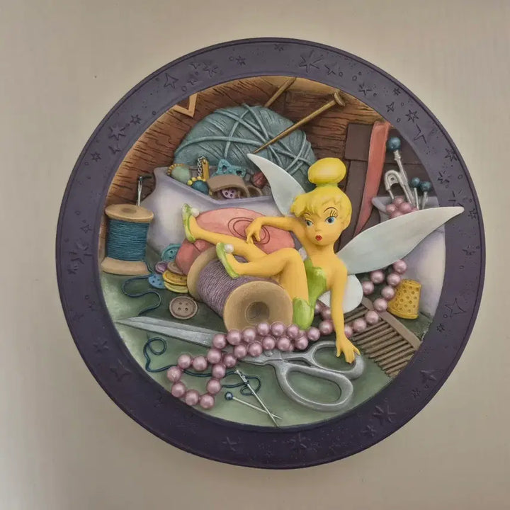 [BUNJANG] Disney Peter Pan Tinkerbell 3D Plate / 피터팬 팅커벨 3d 플레이트