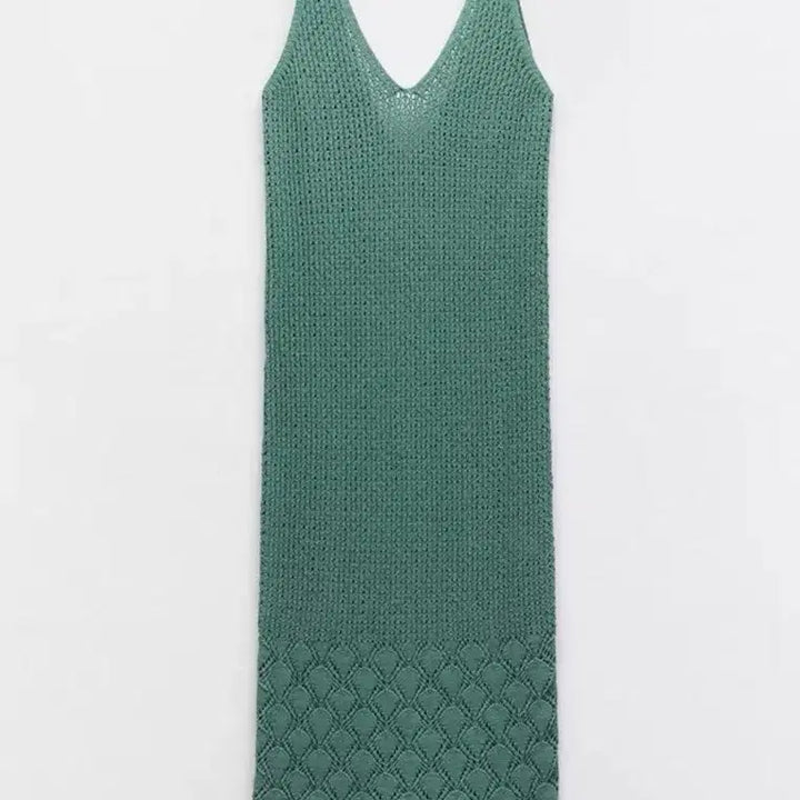 [BUNJANG] Zara Crochet Knit Maxi Dress / Zara 크로셰 니트 맥시 드레스