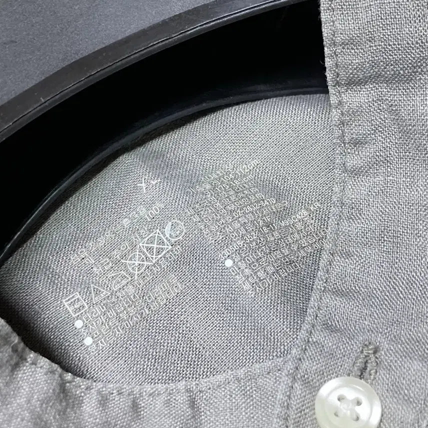 [BUNJANG] MUJI Linen Stand Collar Band China Collar Shirt XL / MUJI 무인양품 무지 린넨 셔츠 스탠드 밴드 차이나 칼라