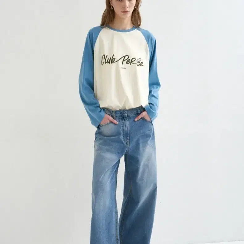 [BUNJANG] System 26SS New Arrival Drawstring Wide Denim Pants (Size 44-55) / 한섬 26ss신상 시스템 드로우스트링 와이드 데님 44-55
