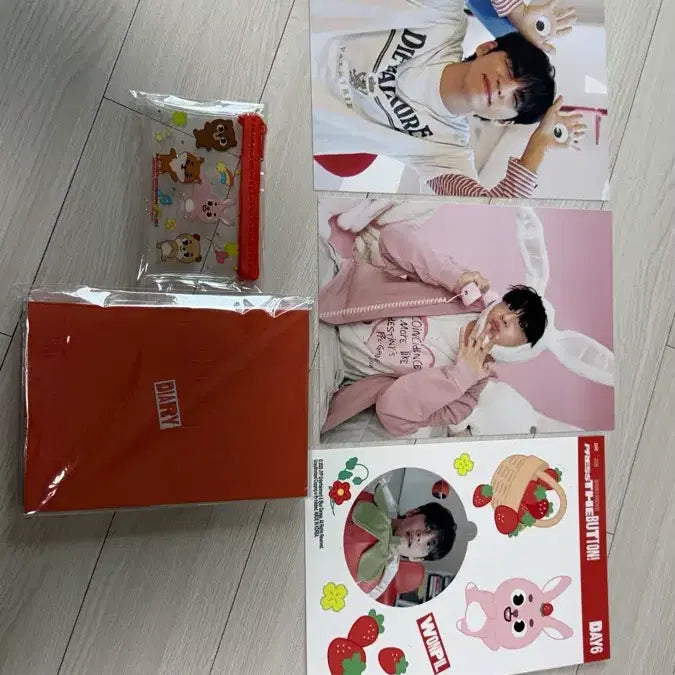 [BUNJANG] Day6 Wonpil Poster Wallet Diary Bundle Set / 데이식스 시그 원필 포스터 지갑 다이어리