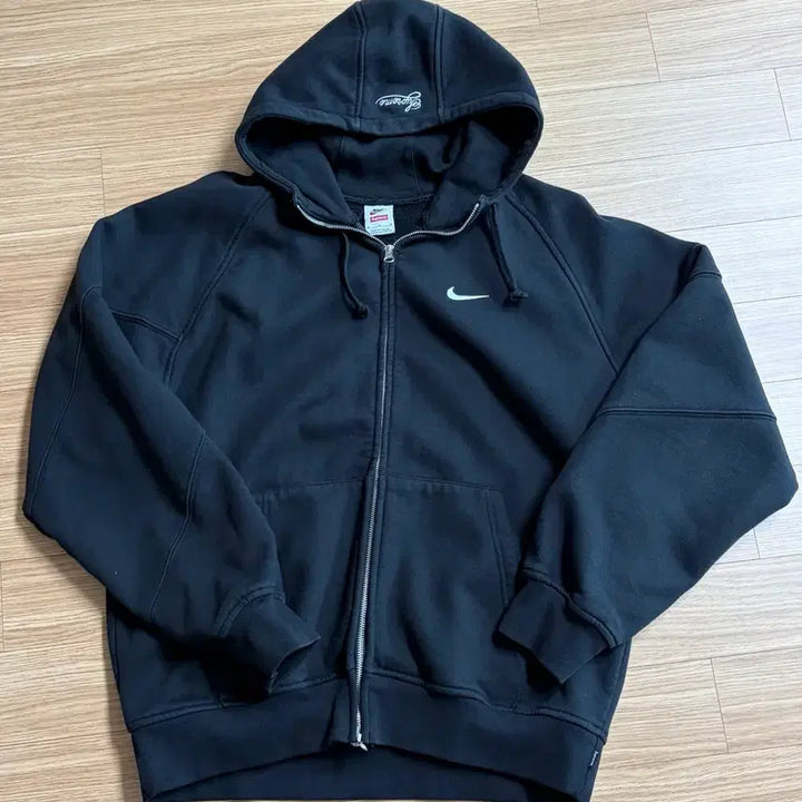 [BUNJANG] Supreme x Nike 25SS Zip-Up Hoodie Sweatshirt / *네고가능* 슈프림 x 나이키 집업 후드 스웨트셔츠 블랙 25SS