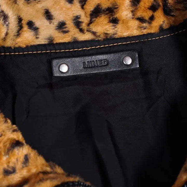 [BUNJANG] Minedenim Japan Leopard Athletic Jacket / 마인데님 Japan 레오파드 아슬레틱 자켓