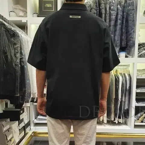 [BUNJANG] Fear of God Essentials Reflective T-Shirt Black / 피어오브갓 에센셜 리플렉티브 반팔블랙