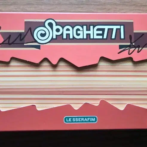 [BUNJANG] LE SSERAFIM Signed Spaghetti Album / 르세라핌 스파게티 싸인 비매 앨범 LE SSERAFIM signed cd