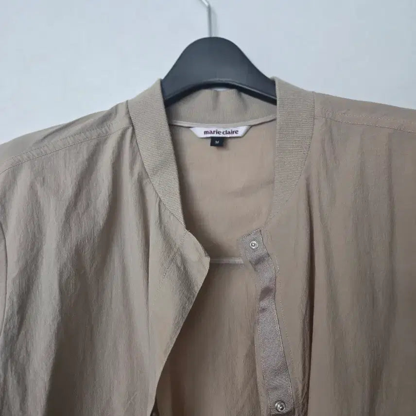 [BUNJANG] Marie Claire Beige Long Dress Coat / Marie claire 마리끌레르 베이지 롱 원피스 코트
