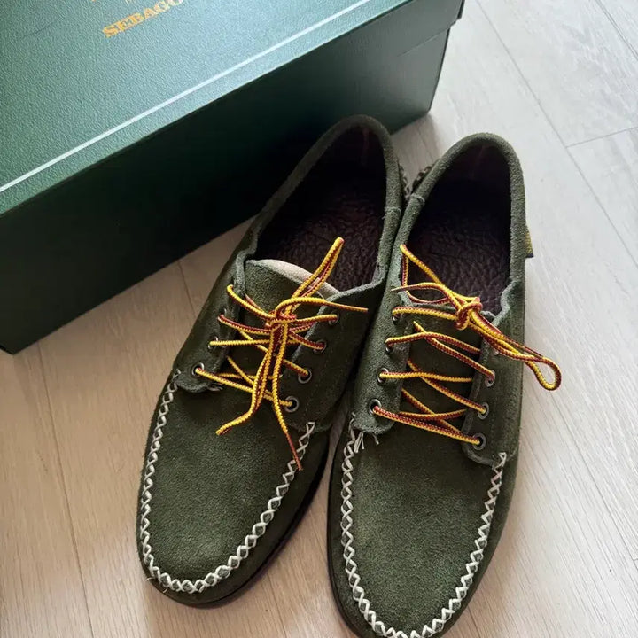 [BUNJANG] Drakes x Sebago Askook Suede Boat Shoes UK 9.5 / 드레익스x세바고 askook 스웨이드 보트슈즈 uk9.5