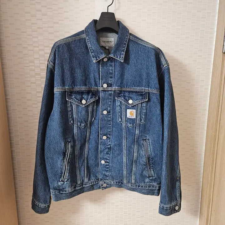 [BUNJANG] Carhartt WIP Helston Jacket Blue Stone Washed L / [새상품] 칼하트 WIP 헬스톤 자켓 블루 스톤 워시드 L