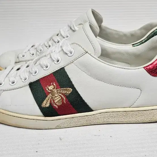 [BUNJANG] GUCCI Ace Bee Embroidery Sneakers (Size 8) / GUCCI 구찌 에이스 꿀벌 자수 스니커즈 8사이즈 270