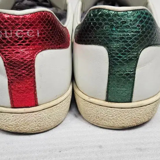 [BUNJANG] GUCCI Ace Bee Embroidery Sneakers (Size 8) / GUCCI 구찌 에이스 꿀벌 자수 스니커즈 8사이즈 270