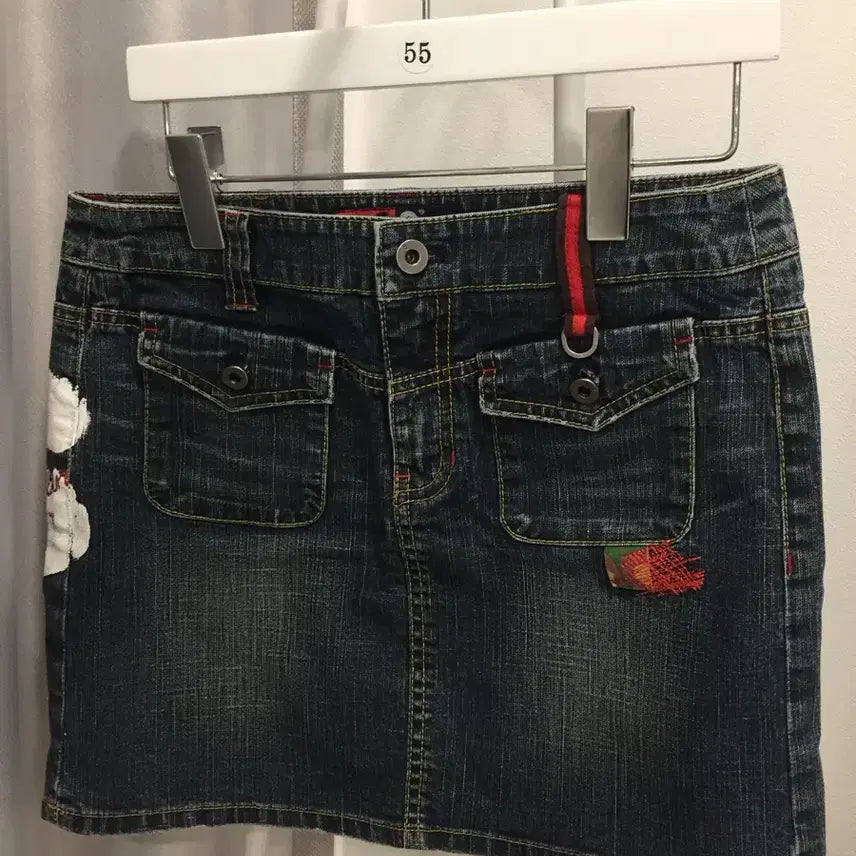 [BUNJANG] Vintage Denim Mini Skirt / 빈티지 청데님스커트 모리걸히피y2k갸루