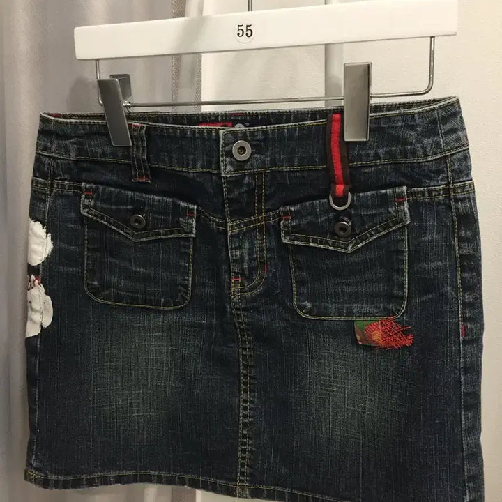 [BUNJANG] Vintage Denim Mini Skirt / 빈티지 청데님스커트 모리걸히피y2k갸루